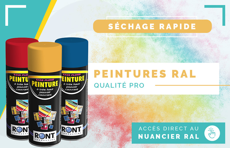 SprayBoutic - Peintures RAL - Qualité PRO - Séchage rapide