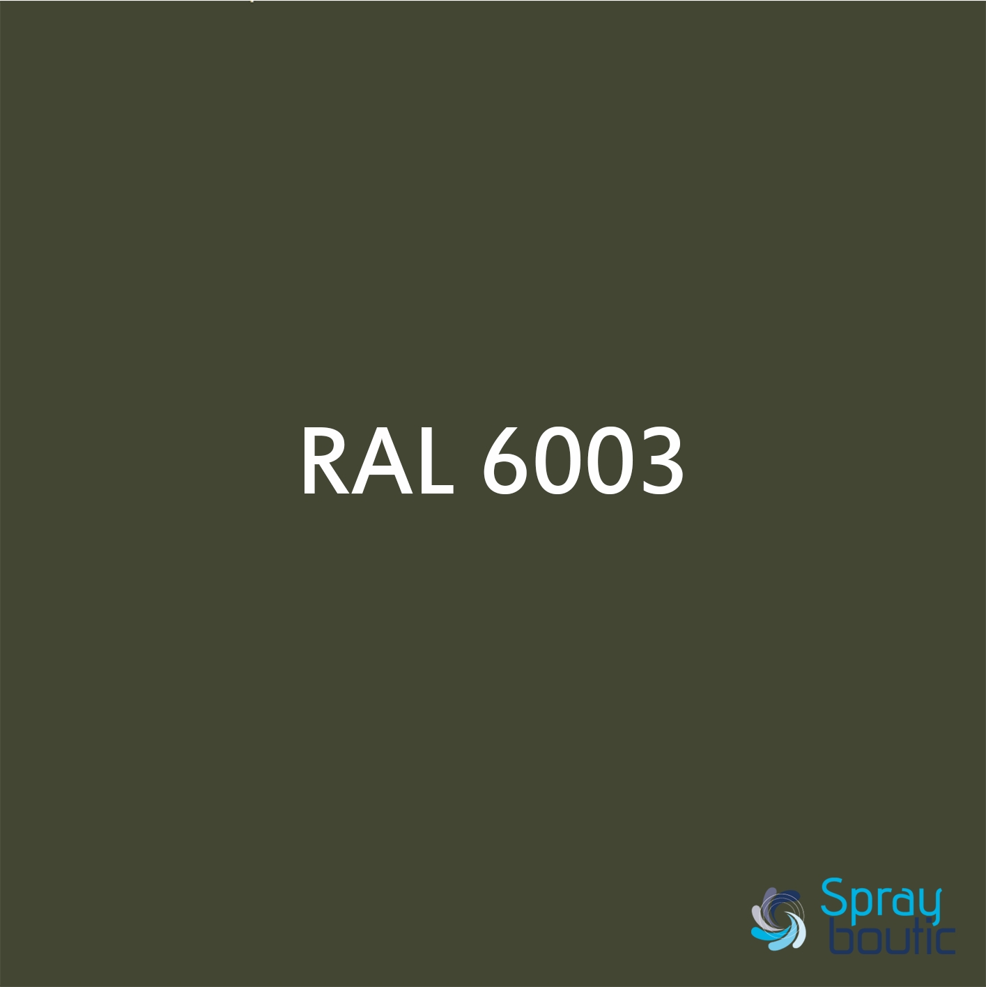 PEINTURE RAL 6003 Vert Olive - Aérosol 400 ML - Belton : 324098