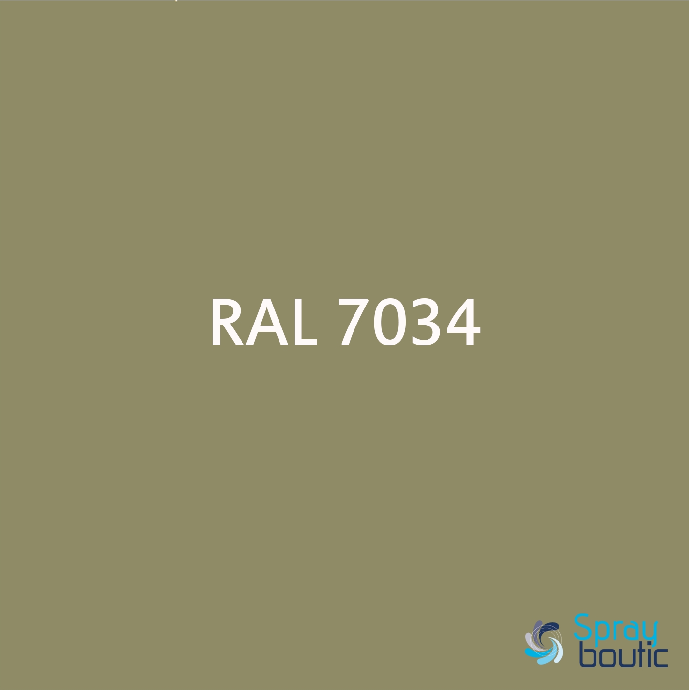 PEINTURE RAL 7034 Gris-jaune - Aérosol 400 ML - Belton : 324151