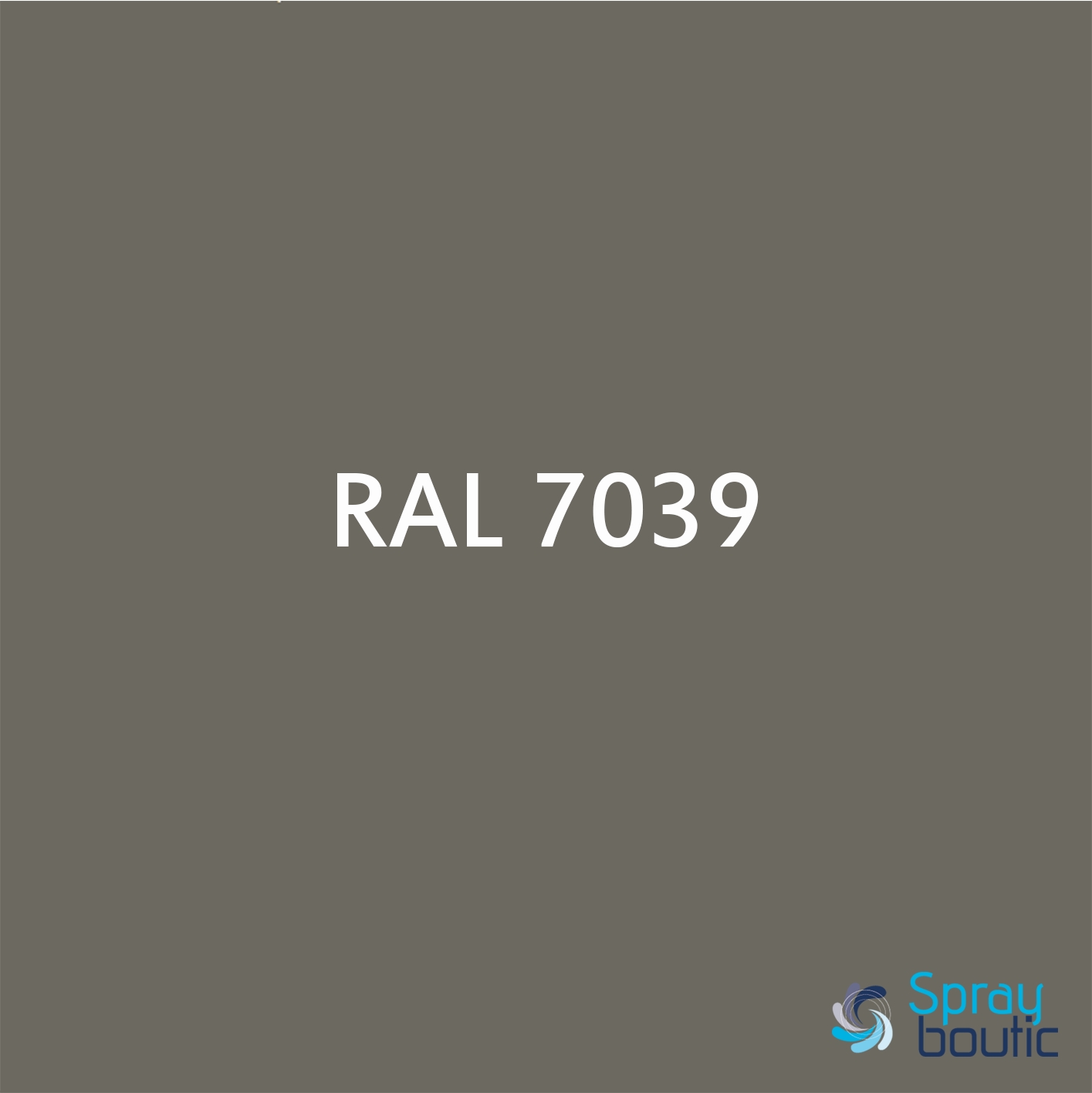 PEINTURE RAL 7039 Gris Quartz - Aérosol 400 ML - Belton : 324156