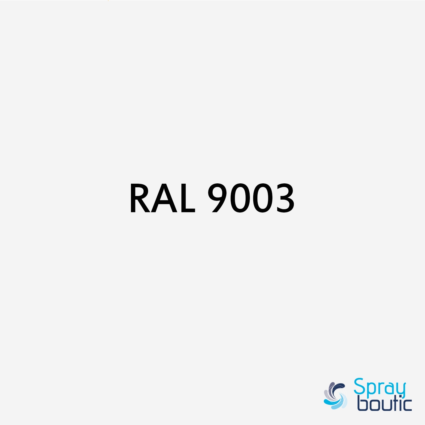 PEINTURE RAL 9003 Blanc de Sécurité  - Aérosol 400 ML - Belton : 324213