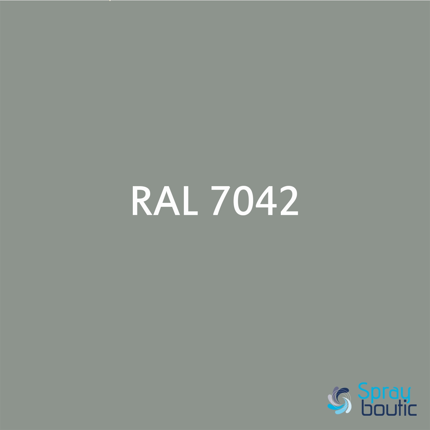 PEINTURE RAL 7042 Gris Signalisation A - Aérosol 520 mL brut - Ront