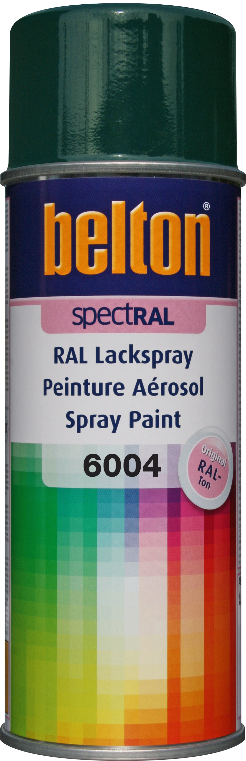 BOMBE DE PEINTURE RAL 6004 Vert Bleu - Aérosol 400 ML - Belton : 324099